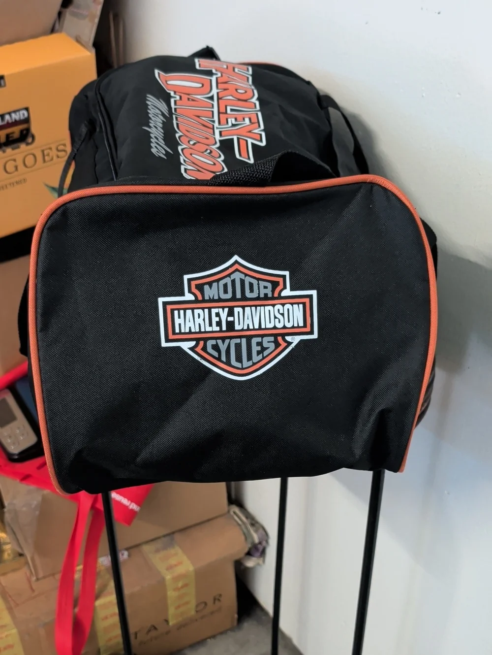 HARLEY DAVIDSON MOTORCYCLES LIGHTWEIGHT LOGO TRAVEL CARRY BAG SIZE MEDIUM